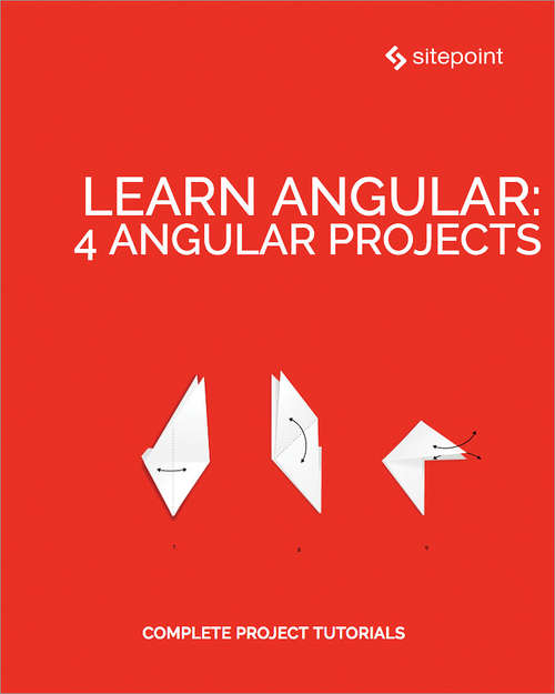 Book cover of Learn Angular: 4 Angular Projects