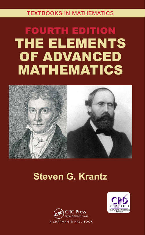 Book cover of The Elements of Advanced Mathematics (Fourth Edition) (Textbooks in Mathematics)