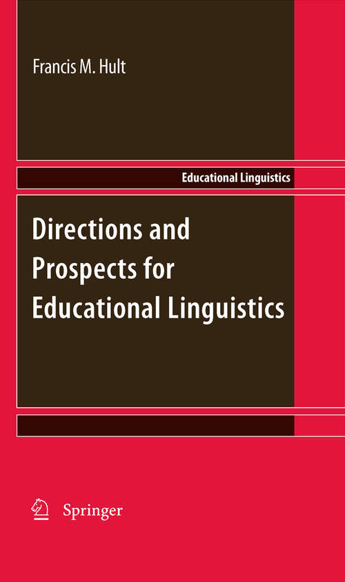 Book cover of Directions and Prospects for Educational Linguistics