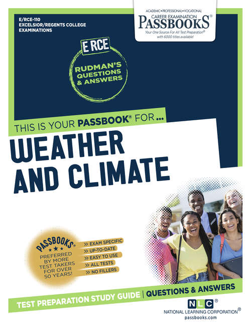 Book cover of Weather and Climate: Passbooks Study Guide (Excelsior/Regents College Examination Series)