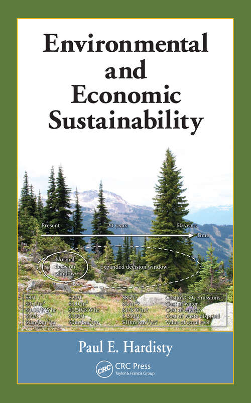 Book cover of Environmental and Economic Sustainability