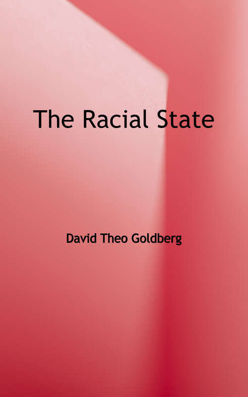 Book cover of The Racial State