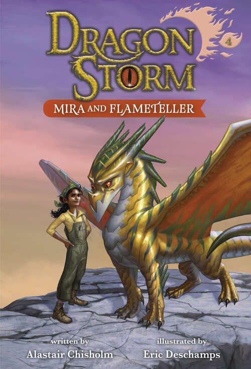 Book cover of Dragon Storm #4: Mira and Flameteller (Dragon Storm #4)