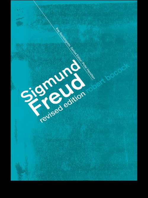 Book cover of Sigmund Freud