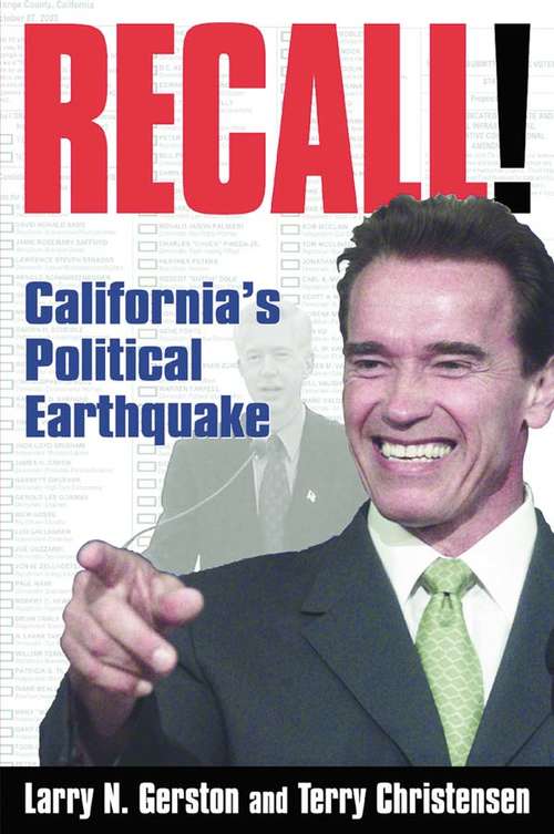 Book cover of Recall!: California's Political Earthquake