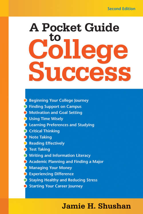 Book cover of A Pocket Guide to College Success 2e