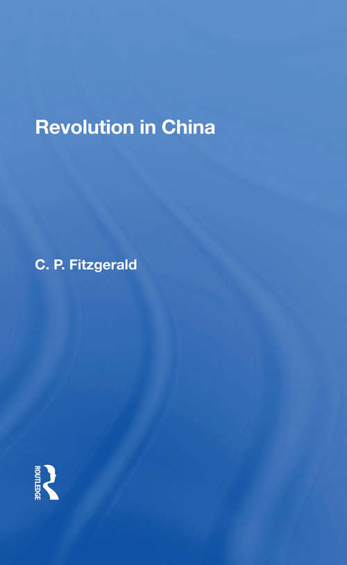 Book cover of Revolution In China