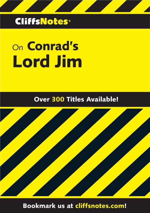 Book cover of CliffsNotes on Conrad's Lord Jim