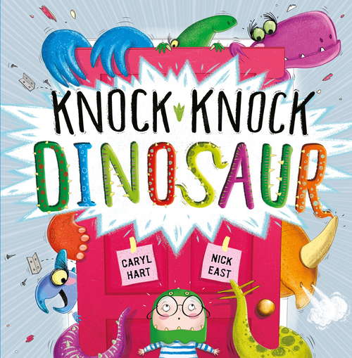 Book cover of Knock Knock Dinosaur (Knock Knock)