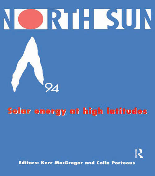 Book cover of North Sun '94: Solar Energy at High Latitudes