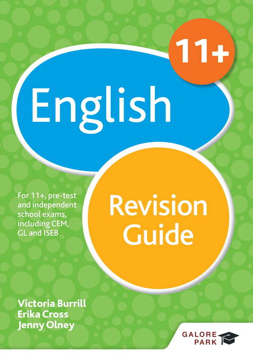 Book cover of 11+ English Revision Guide 2nd Edition: For 11+, pre-test and independent school exams including CEM, GL and ISEB (2)