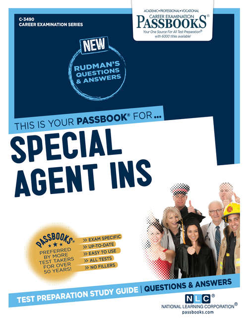 Book cover of Special Agent (INS): Passbooks Study Guide (Career Examination Series)