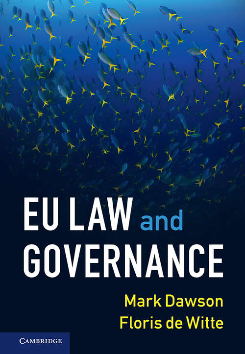 Book cover of EU Law and Governance (Cambridge Studies In European Law And Policy Ser.)