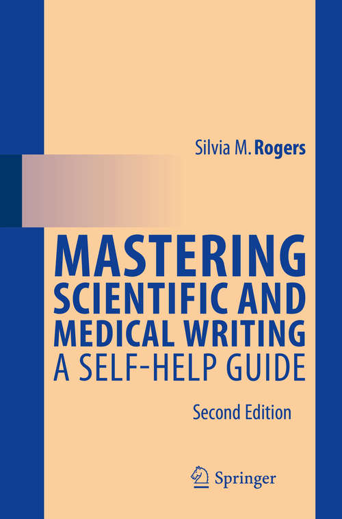 Book cover of Mastering Scientific and Medical Writing