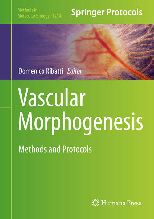 Book cover of Vascular Morphogenesis