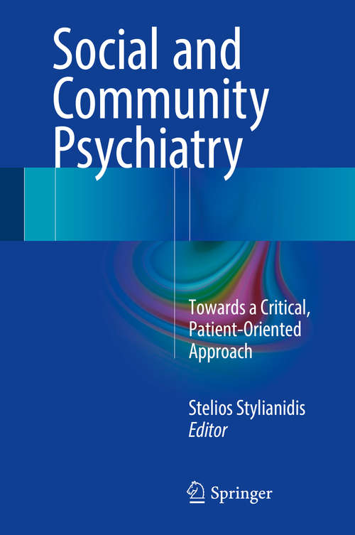 Book cover of Social and Community Psychiatry