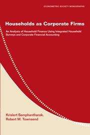 Book cover of Households as Corporate Firms