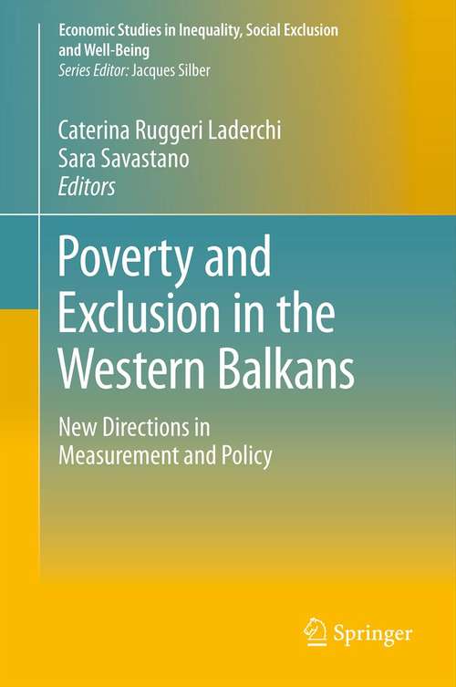 Book cover of Poverty and Exclusion in the Western Balkans