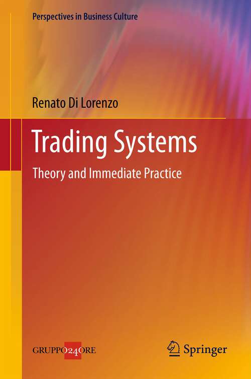 Book cover of Trading Systems