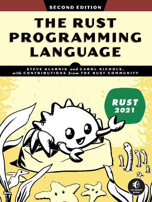 Book cover of The Rust Programming Language, 2nd Edition