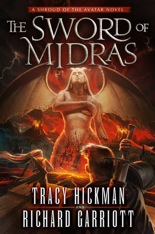 Book cover of The Sword of Midras: A Shroud of the Avatar Novel (Blade of the Avatar #1)