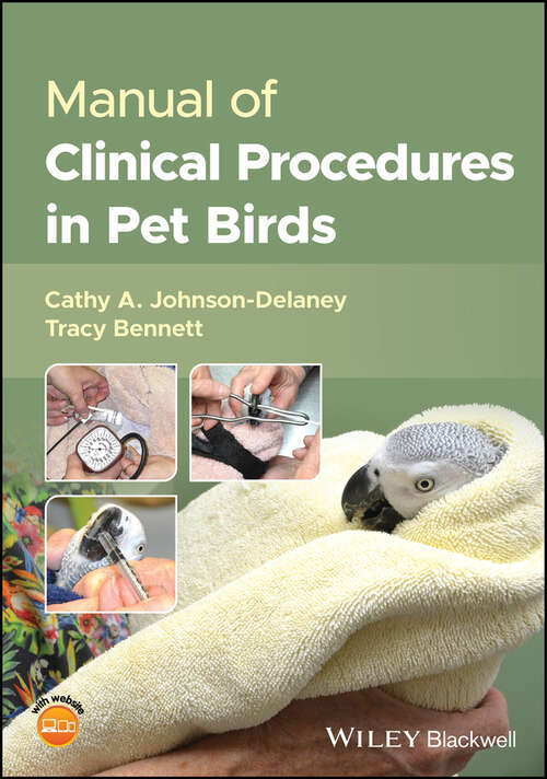 Book cover of Manual of Clinical Procedures in Pet Birds