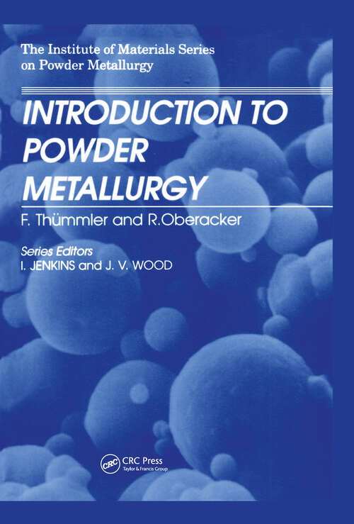 Book cover of An Introduction to Powder Metallurgy