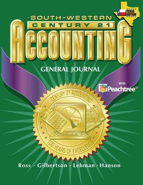 Book cover of Century 21 Accounting: General Journal (Texas Edition)