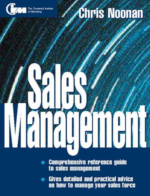 Book cover of Sales Management