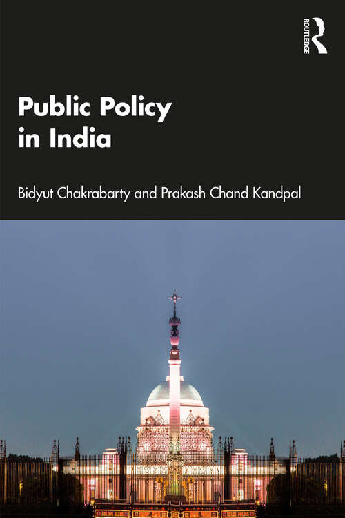 Book cover of Public Policy in India