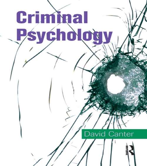 Book cover of Criminal Psychology: Topics in Applied Psychology