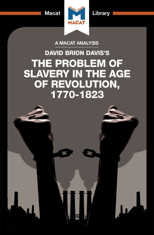 Book cover of The Problem of Slavery in the Age of Revolution