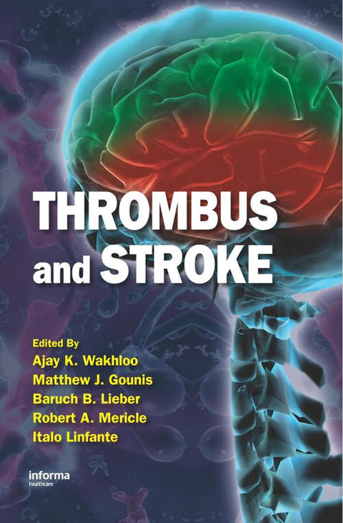 Book cover of Thrombus and Stroke