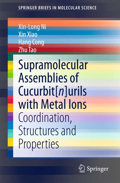 Book cover of Supramolecular Assemblies of Cucurbit[n]urils with Metal Ions