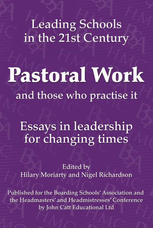 Book cover of Pastoral Work: And Those Who Practice it (Leading Schools)