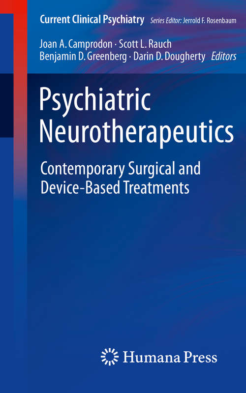 Book cover of Psychiatric Neurotherapeutics