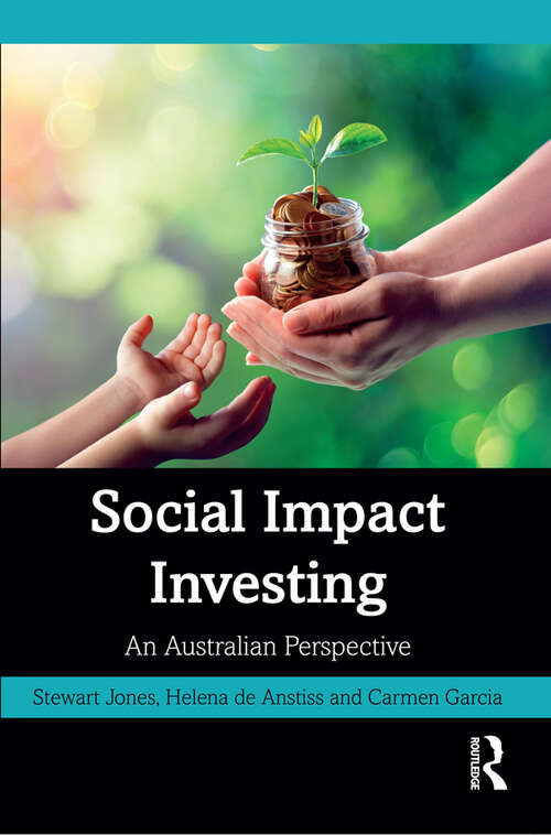 Book cover of Social Impact Investing: An Australian Perspective