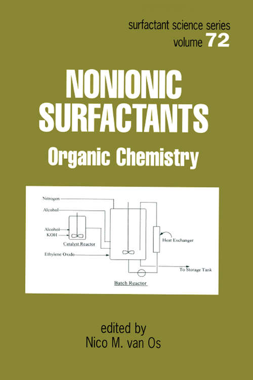 Book cover of Nonionic Surfactants: Organic Chemistry (Surfactant Science Ser. #72)