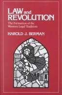 Book cover of Law And Revolution: The Formation Of The Western Legal Tradition