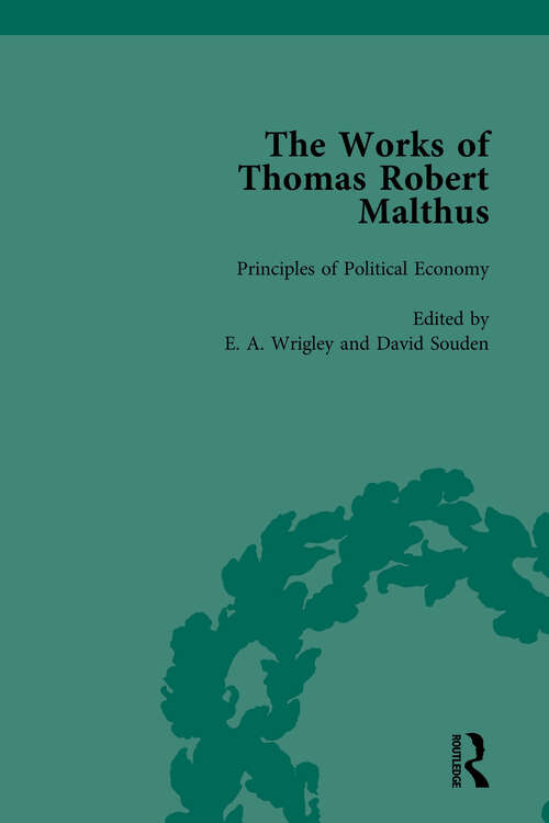 Book cover of The Works of Thomas Robert Malthus Vol 5