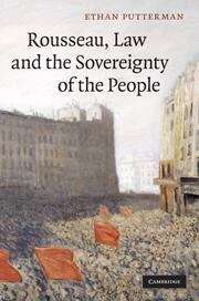 Book cover of Rousseau, Law and the Sovereignty of the People