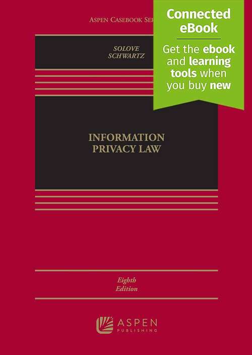 Book cover of Information Privacy Law (Eighth Edition)