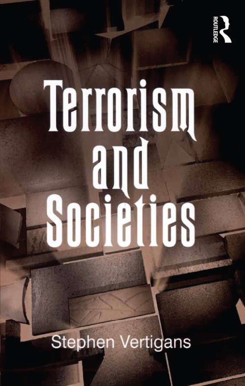 Book cover of Terrorism and Societies