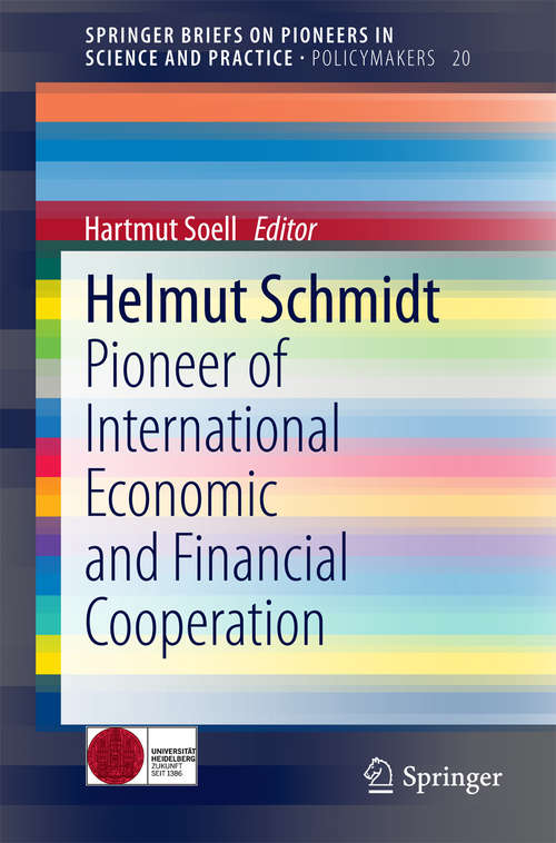 Book cover of Helmut Schmidt