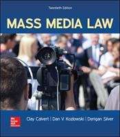 Book cover of Mass Media Law (Twentieth Edition)