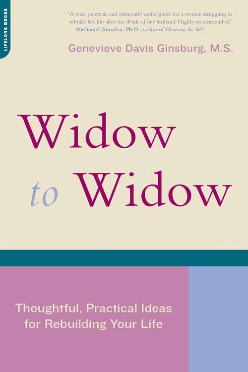 Book cover of Widow to Widow: Challenges, Changes, Decision-Making & Relationships...
