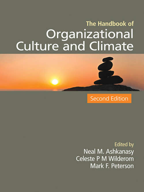 Book cover of The Handbook of Organizational Culture and Climate