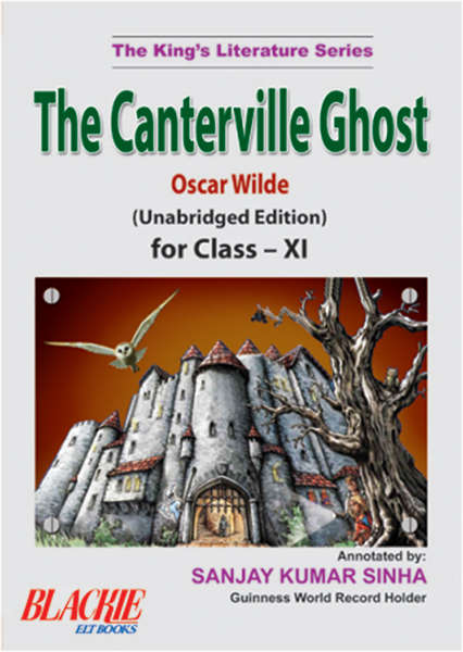 Book cover of The Canterville Ghost Class 9 (Term-1) (The King's Literature Series)