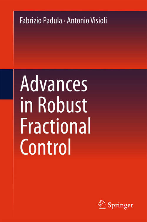 Book cover of Advances in Robust Fractional Control