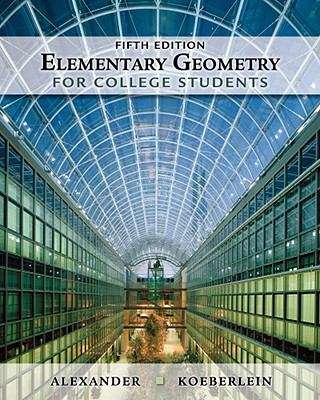 Book cover of Elementary Geometry for College Students